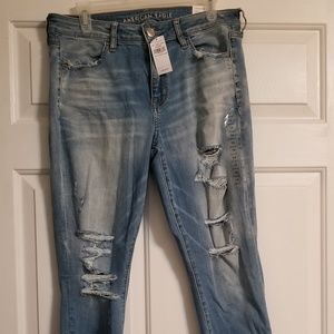 American Eagle size 14R Low rise jean jegging